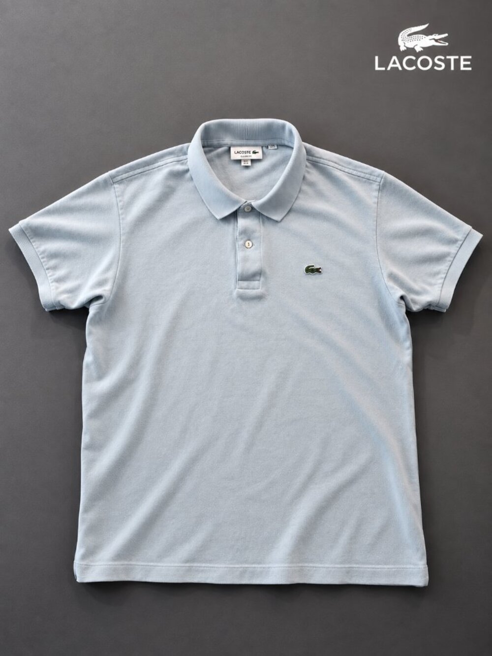 Lacoste Classic Fit Polo Shirt – Light Blue – XL / FR 6